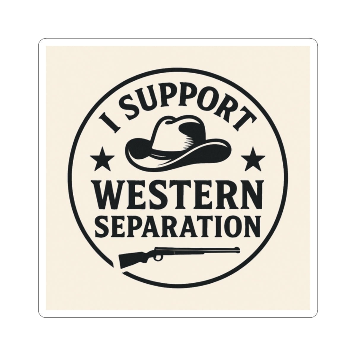 'I Support Western Independence' Sticker