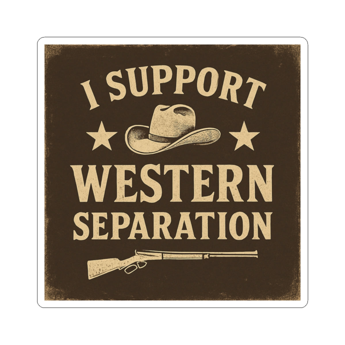 'I Support Western Independence' Sticker