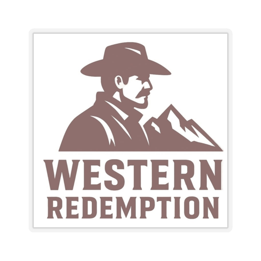 Western Redemption Cowboy Sticker